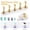 Gold, variant on CHENjy Acrylic Nail Practice Stand with Magnetic Base, Nail Art Holder for False Nail Display and Training, Pink