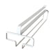 thumbnail image 5 of Estante para copas de vino Bearachild colgante de hierro sin perforaciones 2piezas Blanco, 5 of 6