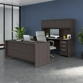 thumbnail image 6 of Studio C 72W U Shaped Desk with Hutch & Drawers in Storm Gray - Engineered Wood, 6 of 6
