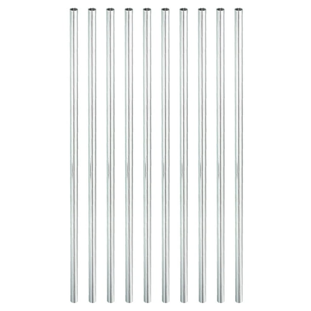 Unique Bargains Écrou d'Accouplement Rond M4x0,7 Mm 200mm Fileté Connecteur Tige Tige Tube Goujon 10 Pack