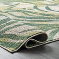 thumbnail image 4 of nuLOOM Cali Abstract Leaves Area Rug, 6' 7" x 9', Green, 4 of 8