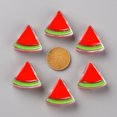 thumbnail image 3 of Transparent Enamel Acrylic Beads Watermelon Red 23.5x25.5x9mm Hole: 3.5mm, 3 of 6