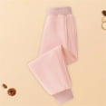 thumbnail image 4 of Cowsor Big Kids Boys Girls Solid Elastic Waist Long Pants With Pockets Casual Comfortable Daily Wear Bottoms For 3-13 Years Old, 4 of 6
