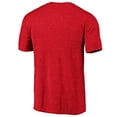 thumbnail image 3 of Men's Scarlet Nebraska Huskers Left Distressed Logo Tri-Blend T-Shirt, 3 of 3