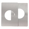 thumbnail image 1 of 2 Pcs Cabinet Door Locks Stainless Steel Repair Kit Door Lock Repair Plate Door Push Plate Strike Plate, 1 of 3