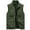 Army Green, variant on Fishing Vests for Men Work Jacket Standing Collar Multiple Pockets Outdoor Photography And Sports Vest Jacket Coat Utility Vest