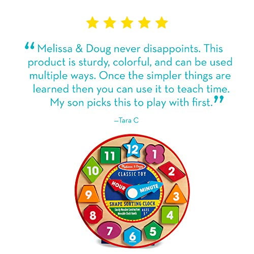 melissa and doug clock