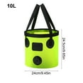 thumbnail image 6 of Yooshoverk Folding Bucket, 10L Portable Large-Capacity, Camping and Fishing Storage, Outdoor Car and Washbasin Use, 6 of 6