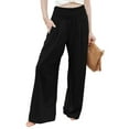 thumbnail image 1 of Pantalones Palazzo de para Mujer Negro XXL, 1 of 9