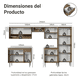 thumbnail image 3 of Cocina Integral 293cm Con Fregadero Emilly Madesa 09, 3 of 10