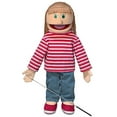 thumbnail image 1 of 25" Emily, Peach Girl, Full Body, Ventriloquist Style Puppet, 1 of 6