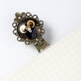 thumbnail image 5 of Aries Elegant Vintage Copper-Colored Lace Book Marks – Set of 2 Stainless Steel Book Markers for Book Lovers and Readers, 5 of 5