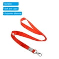 thumbnail image 4 of Uxcell 17" x 0.6" Neck Lanyards with Swivel Hook Clip for ID Badge Keys Red 50 Pack, 4 of 5