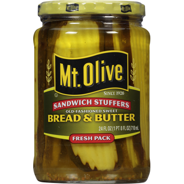 Vlasic Bread Butter Pickles Sweet Pickle Spears 24 Oz Jar Walmart Com