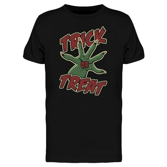 Zombie Trick Or Treat Hand T-Shirt Men -Image by Shutterstock, Male 3X-Large