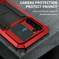 thumbnail image 7 of Allytech Case for Samsung Galaxy S23 5G, Built-in Screen Protector Slide Camera Cover Kickstand Full Body Protection Heavy Duty Rugged Dust Proof Case for Samsung S23, Red, 7 of 7