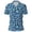 Sky Blue, variant on FUZHIQ Leopard Print Men's Polo Shirts Short Sleeve Quick Dry 3D Blue Leopard Graphic Golf Polo Casual Slim Fit Breathable Fashion Collared Shirts,XL