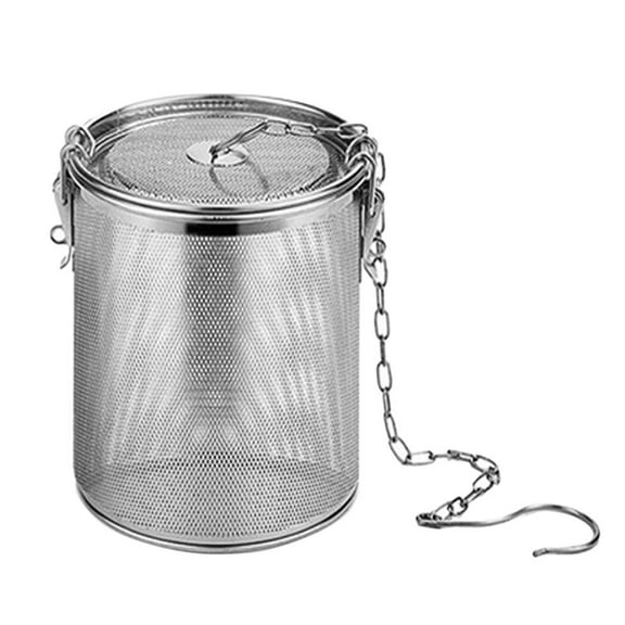 Fiocias Stainless Steel Tea Ball Spice Strainer Filter Mutifunctional 0.7L