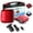 Red, variant on Beslands Wireless Trailer Lights Magnetic, Rechargeable LED Towing Tail Lights Kit, Waterproof Portable Magnetic Tow Lights for Truck, Boat, RV