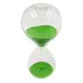 thumbnail image 3 of Lipstore 3x15 Minutes Sandglass Hourglass Sand Clock Timers Desktop Clock Dark Green 3 Pcs, 3 of 8