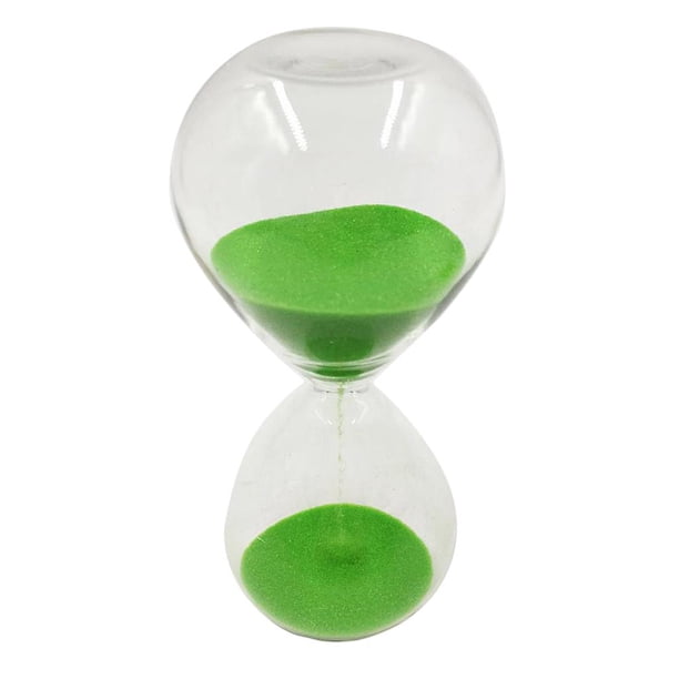 Exhibidor De Estantes Temporizador De Arena 15 tiempo de tiempo de tiempo de Para El Cepillado De Para Niños Cepille Verde oscuro