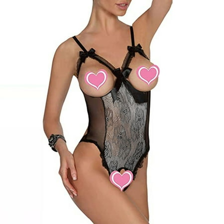 

WGOUP Ladies Underwear Corsets Bowknot Lace Steel Fashion Muslin Corset Underwear Suit Black(Buy 2 Get 1 Free)