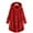 Red., variant on Akafmk Plus Size Womens Fleece Jackets,Womens Winter Warm Coats,Women Plus Size Button Tops Hooded Loose Cardigan Wool Coat Winter Jacket Loose Plushs Jacket Coat