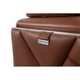 thumbnail image 6 of Titan Furnishings 75" Modern Genuine Italian Leather Loveseat in Camel Brown, 6 of 7
