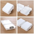 thumbnail image 3 of White portable pill box sealed mini storage box compartment storage medicine box one week portable pill box, 3 of 4