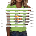 thumbnail image 3 of Halloween Shirts for Women V Neck Tops for Women Halloween Graphic Tee Womens Summer Tops Ladies' Halloween Top Summer Tops for Women Oversized Tshirts Tshirts for Women Vintage Tshirts Womens Tops, 3 of 4