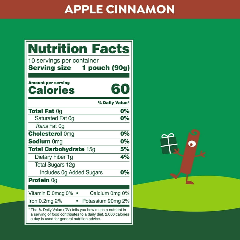 cinnamonページ GoGo squeeZ No Sugar Added Apple Cinnamon Applesauce & Fruit Puree