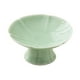 thumbnail image 2 of Soporte de postre de cerámica, frutero con base, elegante plato para aperitivos, mini soporte para tartas, mesa de postres, decoraciones para fiestas Verde claro, 2 of 8