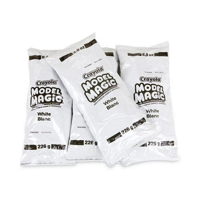 Model Magic Modeling Compound, 8 oz Packs, 4 Packs, White, 2 lbs Model Magic Modeling Compound, 8 oz Packs, 4 Packs, White, 2 lbs