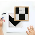 thumbnail image 2 of Wood Block Puzzle Construction Toys Multi Color 12.0X12.0X1.2In 1 Set, 2 of 5
