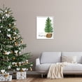 thumbnail image 2 of All Hearts Home For Christmas Phrase Holiday Graphic Art White Framed Art Print Wall Art, 2 of 7