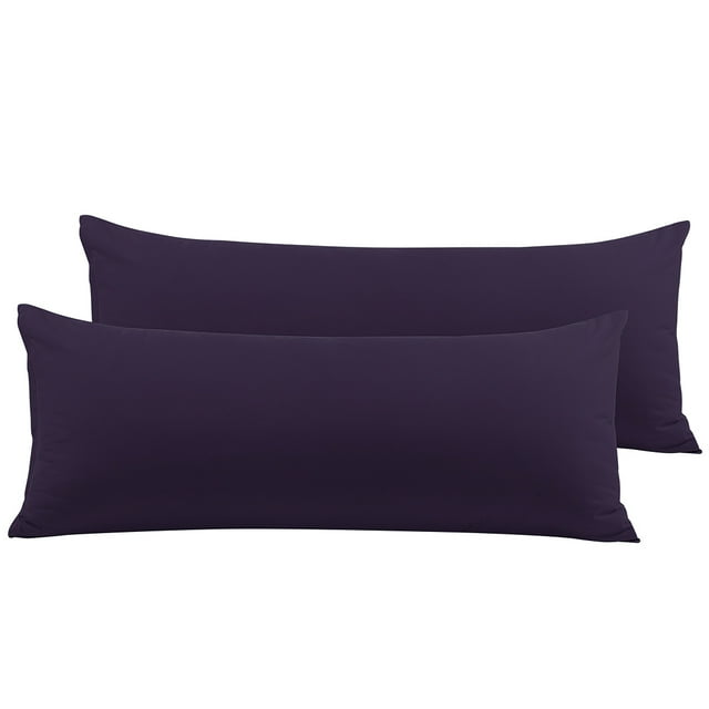 Unique Bargains Zippered Microfiber Body Pillowcases Pillowcase 2pcs