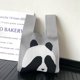 thumbnail image 1 of Bolso de hombro tejido con panda lindo y versátil para primavera y verano, bolso de mano de gran capacidad para estudiantes que viajan diariamente, 1 of 6