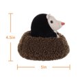 thumbnail image 7 of Apricot Lamb Curious Mole Plush Toy for Kids 4.5 Inches, 7 of 7