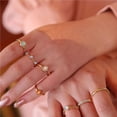 thumbnail image 2 of fastboy Knuckle Ring Set 7 Pieces Vintage Stackable Rings Bohemian Finger Rings for Women, 2 of 8