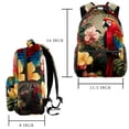 thumbnail image 2 of Lightweight Backpack Parrot School Bag Travel Laptop Daypack for Men Women Casual Rucksack, 2 of 6