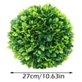 thumbnail image 3 of SUSHANG Artificial Plant Topiary Ball Faux Boxwood Decorative Balls for Backyard, Balcony,Garden, Wedding and Home Décor, 3 of 6