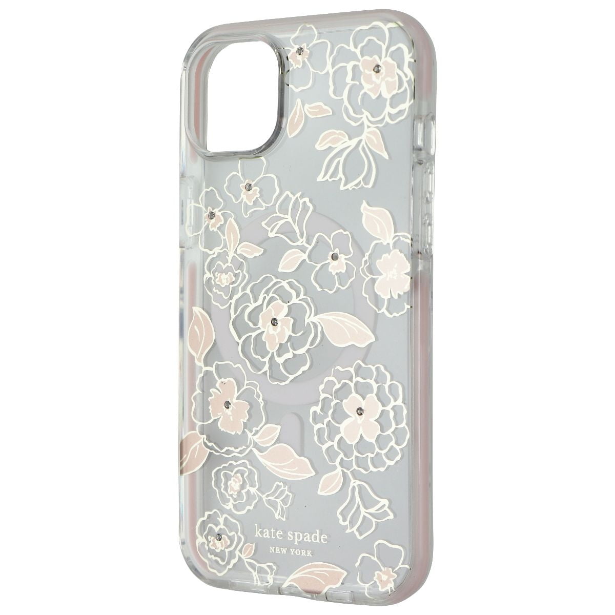 Kate Spade Defensive Case with MagSafe for iPhone 14 Plus - Gold Floral  (Used) 