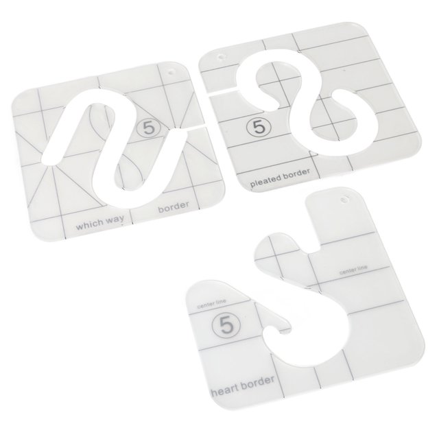 Plantillas De Acolchado Acrílico, Plantillas De Acolchado De Movimiento Acrílico Premium Para Coser