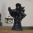 thumbnail image 5 of BinKFF Ghost Lantern, Cracker Barrel Witch Halloween Decorations, Hells Messenger with Lantern, Halloween Resin Witch Statue Garden Light for Home Yard Patio Lawn Decoration, 5 of 8