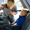 thumbnail image 2 of ZHAOCHENG (Gris) Ajustador de cinturón de seguridad para niños, paquete de 2 ajustadores triangulares de cinturón de seguridad para adultos pequeños, ajustador automático de correa de hombro, arnés de, 2 of 5