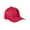Red, variant on Big Accessories BA537 Performance Perforated Cap-Black