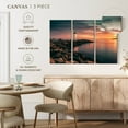 thumbnail image 5 of Elephant Stock Lighthouse Pastel Sunset Wall Art - Horizontal Multi Panel Canvas - Living Room Wall Decor - Nautical Multi Panel - Beige And Blue Decor - 45" x 28", 5 of 8