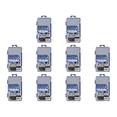 thumbnail image 2 of Compartimentos Portátiles para Cajas Cebo Pesca Anzuelos Y Señuelos Herramientas Exteriores () Azul, 2 of 5