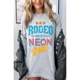 thumbnail image 3 of Rodeo Nights Neon Lights Graphic T Shirts, 3 of 10