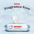 thumbnail image 3 of Huggies Simply Clean Unscented Wipes, 1 Flip-Top Pack, 64 Total Count (Select for More), 3 of 9